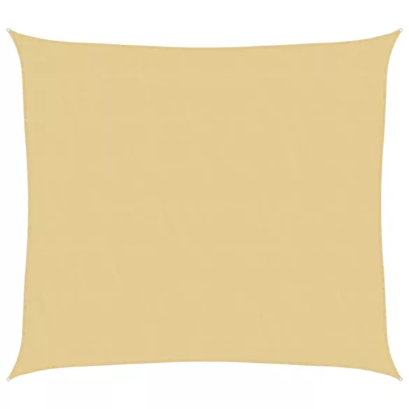 homokszínű 100% poliészter oxford szövet napvitorla 3x2,5 m