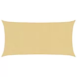 homokszínű 100% oxford szövet napvitorla 4,5x2,5 m