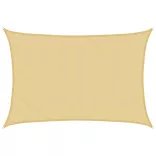 homokszínű 100% poliészter oxford szövet napvitorla 5x4 m