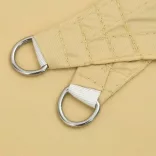 homokszínű 100% poliészter oxford szövet napvitorla 5x4 m