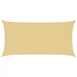 homokszínű 100% poliészter oxford szövet napvitorla 7x4 m