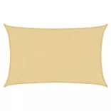 homokszínű 100% poliészter oxford szövet napvitorla 8x5 m