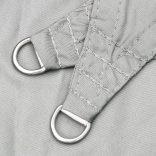 szürke 100% poliészter oxford szövet napvitorla 2,5x2,5x3,5 m