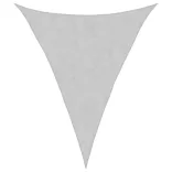 világosszürke 100% poliészter oxford szövet napvitorla 3x4x4 m