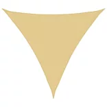 homokszínű 100% poliészter oxford szövet napvitorla 4x4x4 m