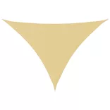 homokszínű 100% oxford szövet napvitorla 4x4x5,8 m