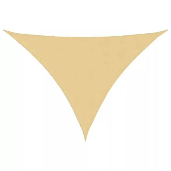 homokszínű 100% oxford szövet napvitorla 4x4x5,8 m