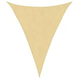 homokszínű 100% oxford szövet napvitorla 4x5x5 m