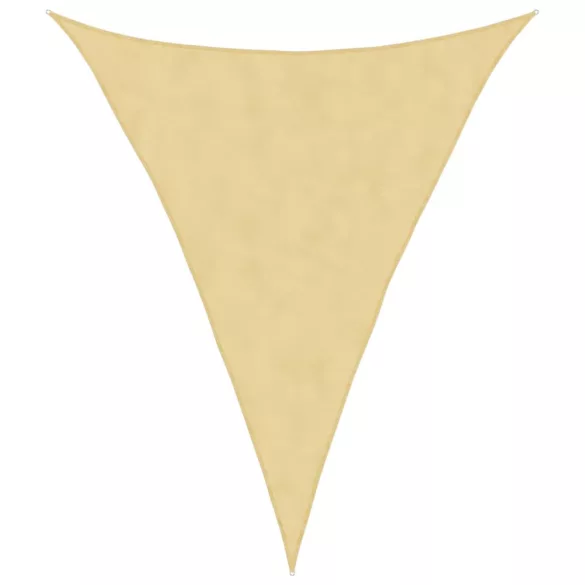 homokszínű 100% oxford szövet napvitorla 4x5x5 m