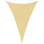 homokszínű 100% poliészter oxford szövet napvitorla 5 x 7 x 7 m