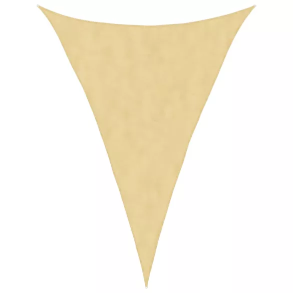 homokszínű 100% poliészter oxford szövet napvitorla 5 x 7 x 7 m