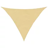 homokszínű 100% poliészter oxford szövet napvitorla 5x5x6 m