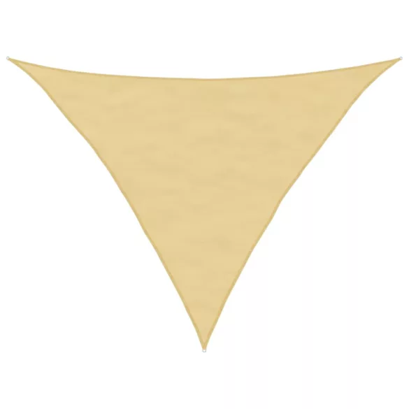 homokszínű 100% poliészter oxford szövet napvitorla 5x5x6 m