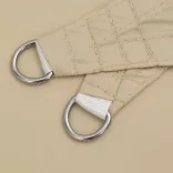 bézs 100% poliészter oxford szövet napvitorla 2 x 2 x 2 m