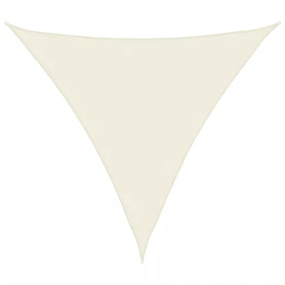 krémszínű 100% poliészter oxford szövet napvitorla 2 x 2 x 2 m