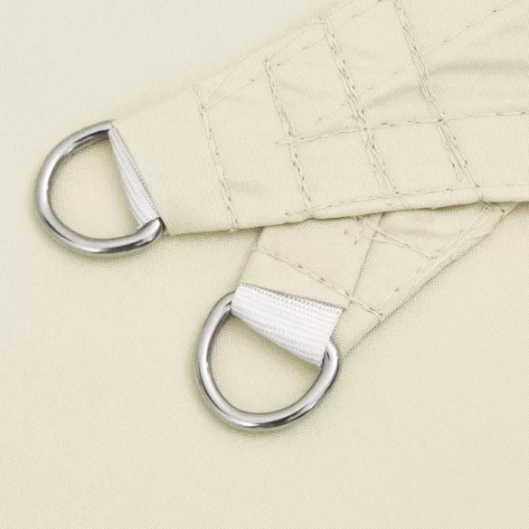 krémszínű 100% poliészter oxford szövet napvitorla 7x5x5 m