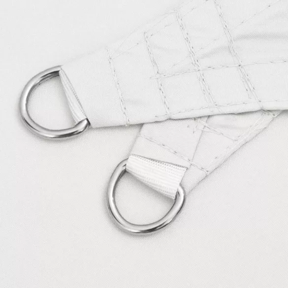 fehér 100% poliészter oxford szövet napvitorla 2 x 2 x 2 m