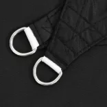 fekete 100% poliészter oxford szövet napvitorla 7 x 5 x 5 m