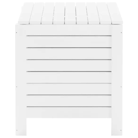 RANA fehér tömör fenyőfa tárolóláda fedéllel 80 x 49 x 54 cm