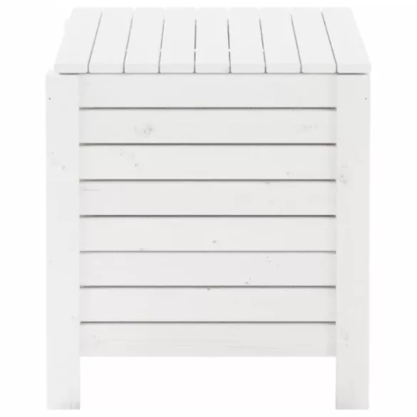 RANA fehér tömör fenyőfa tárolóláda fedéllel 100 x 49 x 54 cm