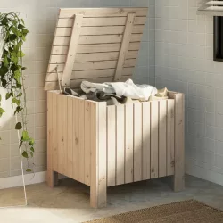   RANA tömör fenyőfa tárolóláda fedéllel 60 x 49 x 54 cm