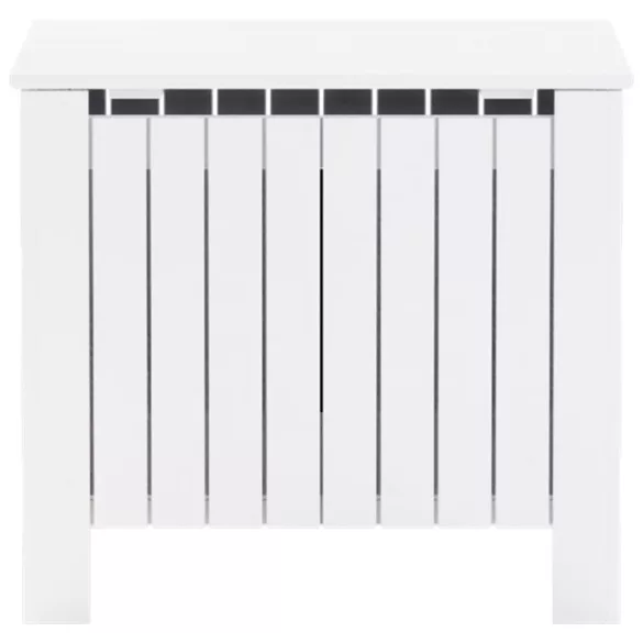 RANA fehér tömör fenyőfa tárolóláda fedéllel 60 x 49 x 54 cm