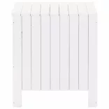 RANA fehér tömör fenyőfa tárolóláda fedéllel 60 x 49 x 54 cm