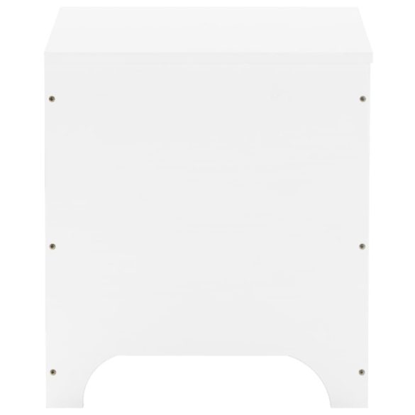 RANA fehér tömör fenyőfa tárolóláda fedéllel 60 x 49 x 54 cm