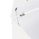 RANA fehér tömör fenyőfa tárolóláda fedéllel 60 x 49 x 54 cm