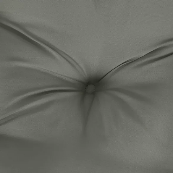2 db sötétszürke szövet magas háttámlájú székpárna 120x50x7 cm