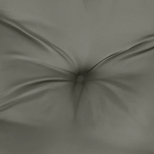 6 db sötétszürke szövet magas háttámlájú székpárna 120x50x7 cm