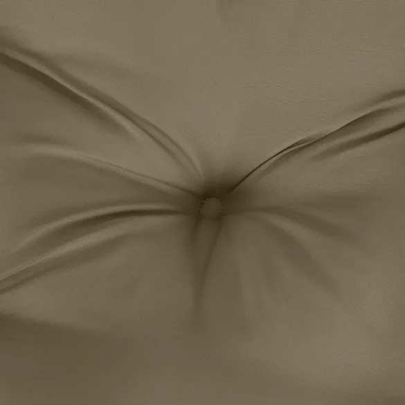 2 db tópszínű szövet magas háttámlájú székpárna 120x50x7 cm