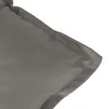 2 db melange sötétszürke szövet háttámlás székpárna 100x50x7 cm