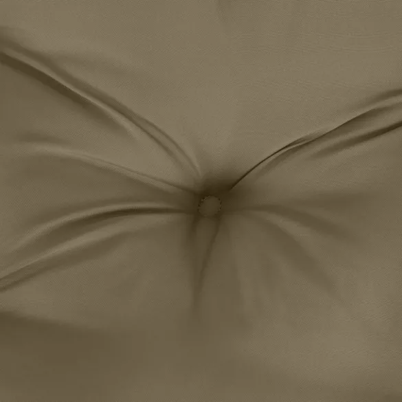 2 db melange tópszínű szövet háttámlás székpárna 100x50x7 cm