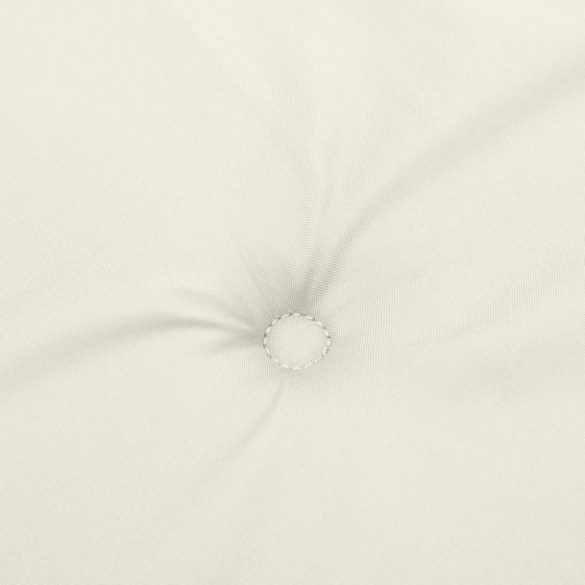 6 db krémszínű szövet magas háttámlájú székpárna 120x50x4 cm