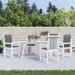 4 db melange sötétszürke szövet háttámlás székpárna 100x50x4 cm