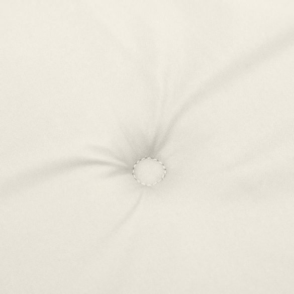 4 db melange krémszínű szövet háttámlás székpárna 100x50x4 cm