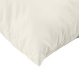 3 db melange krémszínű szövet raklappárna