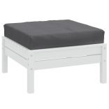 melange antracit szövet raklappárna 60x60x9,5 cm