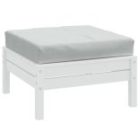 melange világosszürke szövet raklappárna 60x60x9,5 cm