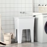 fehér gyanta mosókád 59 x 41 x 75 cm