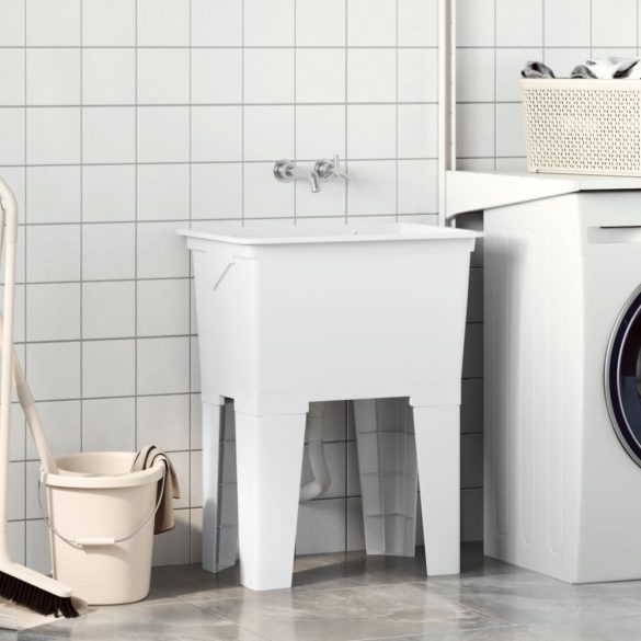 fehér gyanta mosókád 59 x 41 x 75 cm