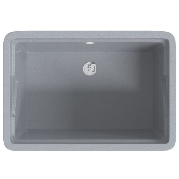 szürke gyanta mosókád 59 x 41 x 75 cm