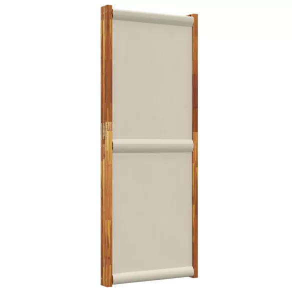 világosszürke 3 paneles térelválasztó 210 x 180 cm