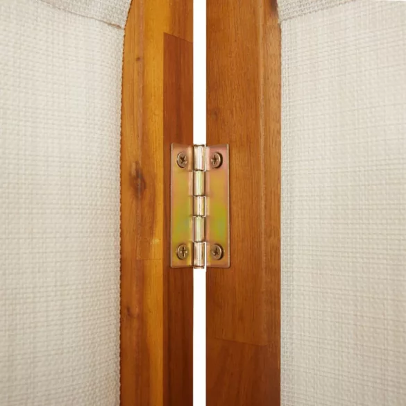 világosszürke 6 paneles térelválasztó 420 x 180 cm