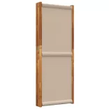 5 paneles tópszínű térelválasztó 350 x 180 cm