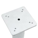 ezüstszínű acél beépített napernyő talp 16 x 16 x 39,5 cm