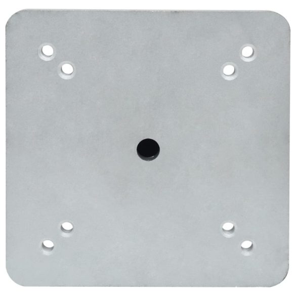 acél beépített napernyő talp rúddal 16 x 16 x 52 cm