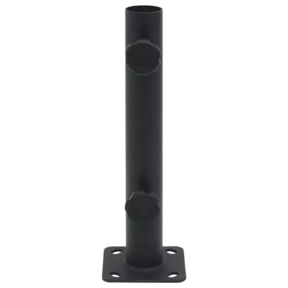 matt fekete acél napernyőtalp rúdhoz Ø32/34/38 mm