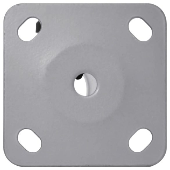 ezüstszínű acél napernyőtalp rúdhoz Ø32/34/38 mm